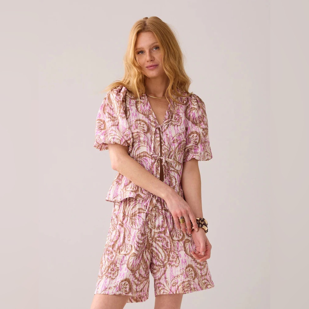 SUMMUM - Summum Printed Top Multicolour